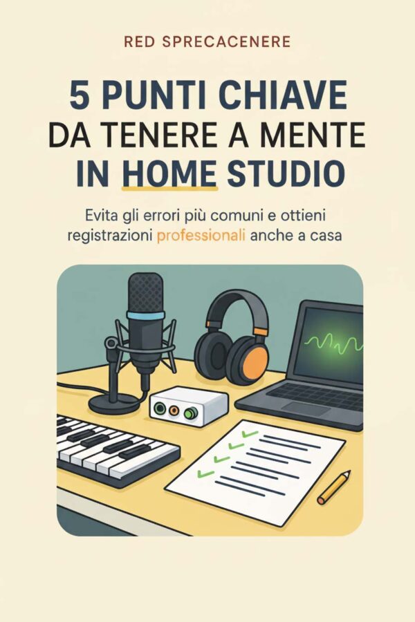 5 Punti Chiave da tenere a mente in Home Studio